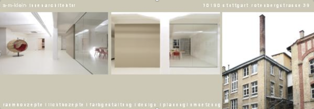 im designareal unser büro Aussenansicht rotenbergstrasse 39